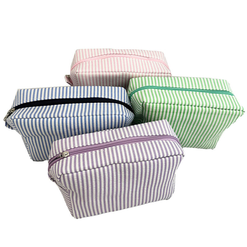 Personalized Seersucker Dopp Kit - Image 2