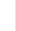 white with light pink border