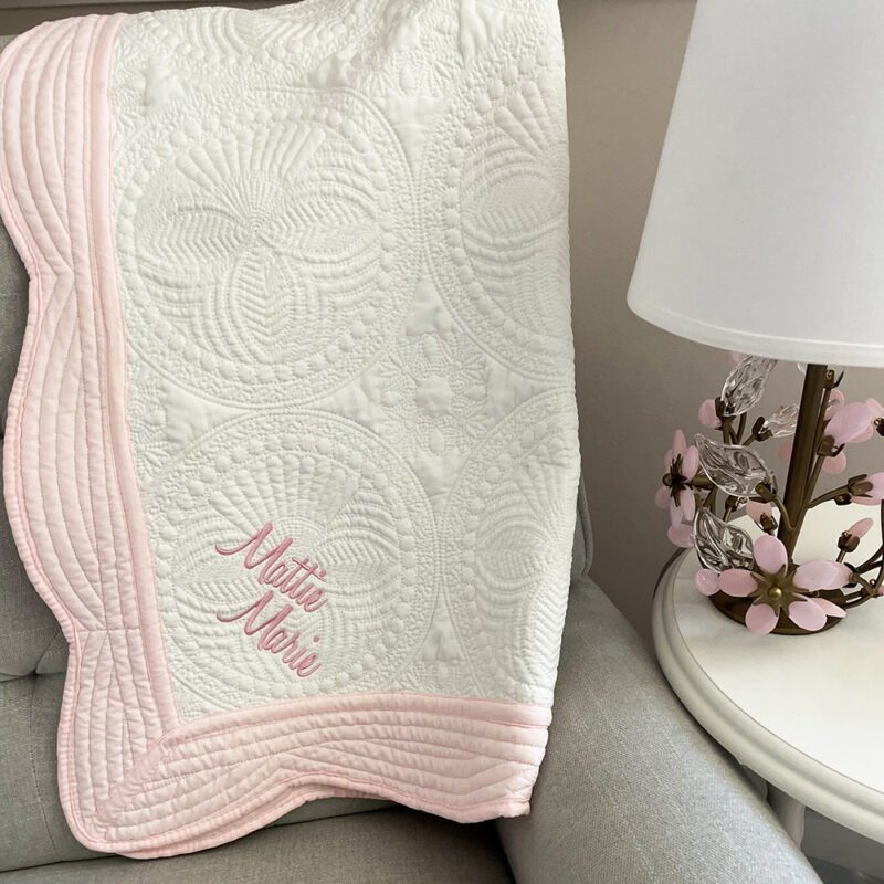 Personalized Heirloom Baby Blanket - Image 4