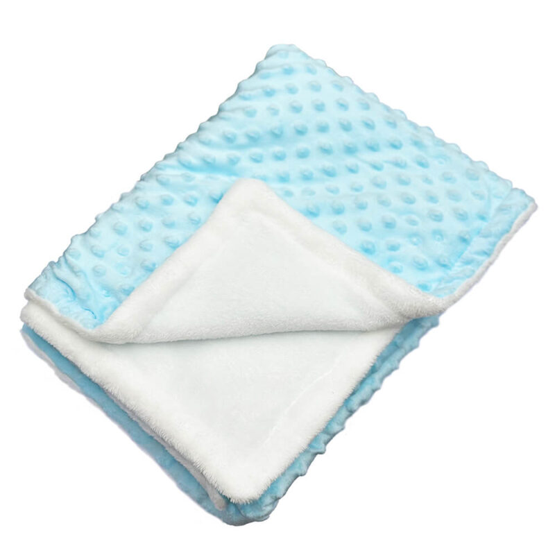 Personalized Minky Baby Blanket with Colorful Name - Image 3