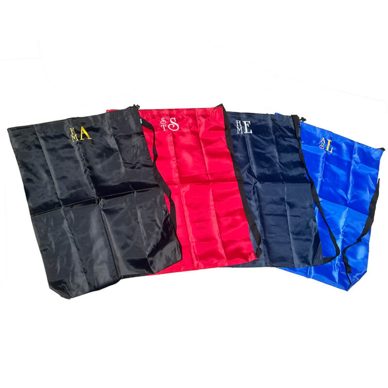 Monogrammed laundry bags