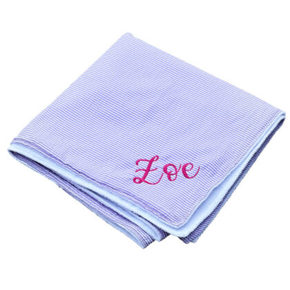 seersucker towel monogrammed