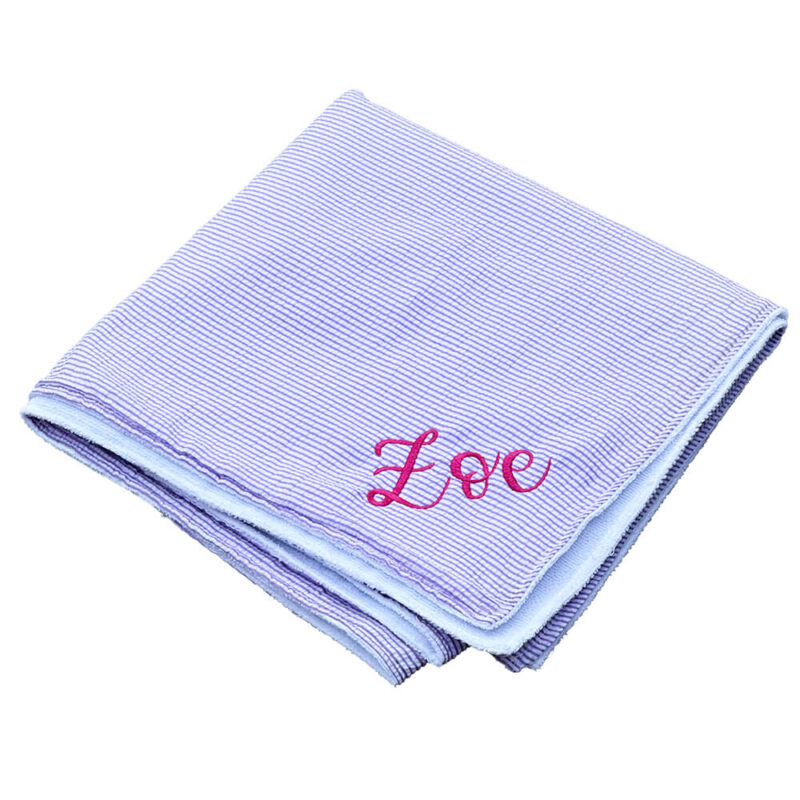 seersucker towel monogrammed